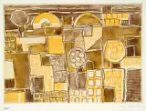 Eduard Bargheer, Forio, Colour etching
