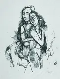 Karl Hofer, Zwei Mädchen