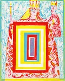 HAP Grieshaber, Maria, Woodcut printed in colours