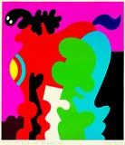 Otmar Alt, Der Graf von Luxemburg, Silkscreen printed in colours