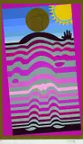 Victor Vasarely, 2 Bll.: Zèbres. Homme soleil, Silkscreen