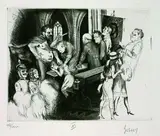 Karl Hubbuch, Dom (Gretchen in der Kirche)