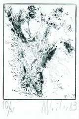 Baum by Max Weiler, Etching, sold Mar 2002