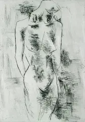 Georges Braque, Etude de Nu (Aktstudie), Etching