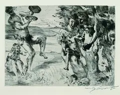 Lovis Corinth, 12 Bll. in: Antike Legenden, Etching
