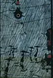 Großer Regen I by Horst Janssen, Woodcut printed in colours, sold Dec 2001