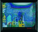 Friedensreich Hundertwasser, Fall in Cloud - fall in fog - fall out, Multiple
