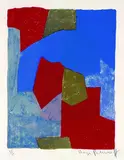 Serge Poliakoff, Composition bleue et rouge