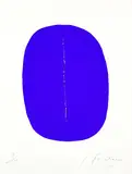 Lucio Fontana, Ovale Form, Silkscreen