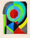 Sonia Delaunay, Komposition, Aquatint