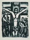 Georges Rouault, Christ en Croix (de face)