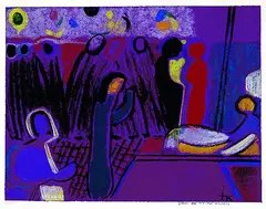 Ida Kerkovius, 2 Bll. Kompositionen, Silkscreen