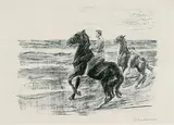 Max Liebermann, Reiter am Strande