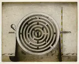 Friedrich Meckseper, Labyrinth, Colour etching