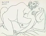 Pablo Picasso, 4 Bll. Frauenakte