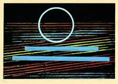 Das Meer by Max Ernst, Silkscreen printed in colours, sold Dec 2001