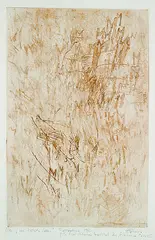 Gerhard Hoehme, Ein Hauch Leben, Aquatint printed in colours