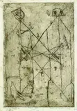 Anton Heyboer, Zwei Figuren, Etching