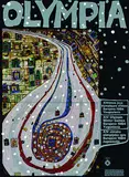 Olympische Winterspiele Sarajewo 1984. by Friedensreich Hundertwasser, Offset, sold Dec 2001
