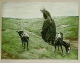 Max Liebermann, Alte Frau mit Ziege