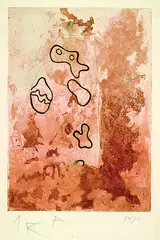 Jean Arp, Composition I, Aquatint printed in colours