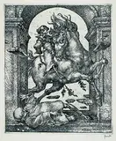 Heinz Zander, 10 Bll. in: Der trockene Garten der Lüste, 1987, Etching