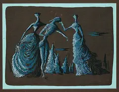 Mac Zimmermann, Vorliebe für eine bestimmte Zeit, Gouache