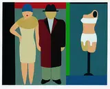 Gerd Arntz, Schaufenster, Silkscreen
