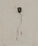 Hans Bellmer, 2 Bll.: Erotische Szene aus "Les marionettes". Les Talons, Etching