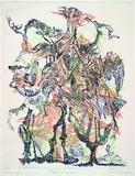 Bernard Schultze, 3 Bll.: Migof-Spaziergang. Glühendes Abendrot. Ohne Titel