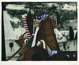Karl Korab, Herne, Lithograph printed in colours
