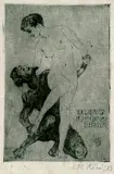Max Klinger, Ex Libris Dr. Friedrich Berger