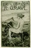 Max Klinger, 2 Bll. Ex Libris: Richard Graul. Julius Klengel