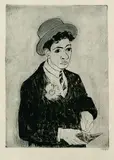 Werner Laves, Junger Jude, 1928, Etching