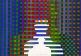 Selbstbildnis als Loch by Dieter Roth, 1972, Silkscreen printed in colours, sold Dec 2001