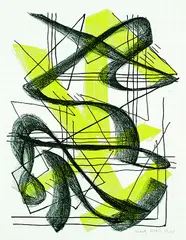 Marg Moll, Ohne Titel, Lithograph printed in colours