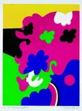 Otmar Alt, Das Blumenpferd, 1968, Silkscreen printed in colours