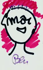 Ben Vautier, Selbst, Drawing