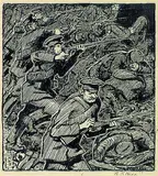 Thomas Theodor Heine, Russisches Kanonenfutter