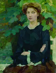 Leo Putz, Herbst, 1908, Oil on canvas