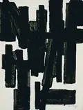 Pierre Soulages, Abstrakte Komposition