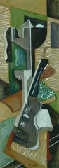 Jean Metzinger, Composition à la guitarre, 1930, Watercolour