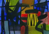 Fritz Winter, Fenster, 1953, Oil on canvas