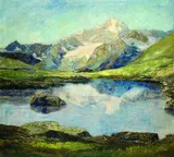 Der Schwarzsee by Otto Eduard Pippel, 1930, Oil on canvas, sold Dec 2001