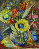 Hannah Höch, Blumenstillleben