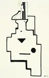 Rudolf Ausleger, Weibliche Akte, 1923, Indian ink pen drawing
