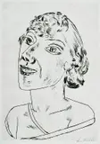 Max Beckmann, Sarika, 1922, Drypoint