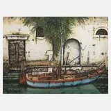 Karl Goldammer, Belcastello, Farbradierung