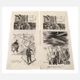 Max Liebermann, Konvolut Lithographien, Lithographie auf Japanpapier