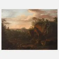 Franz Joachim Beich, Sommerabend, Öl auf Leinwand
